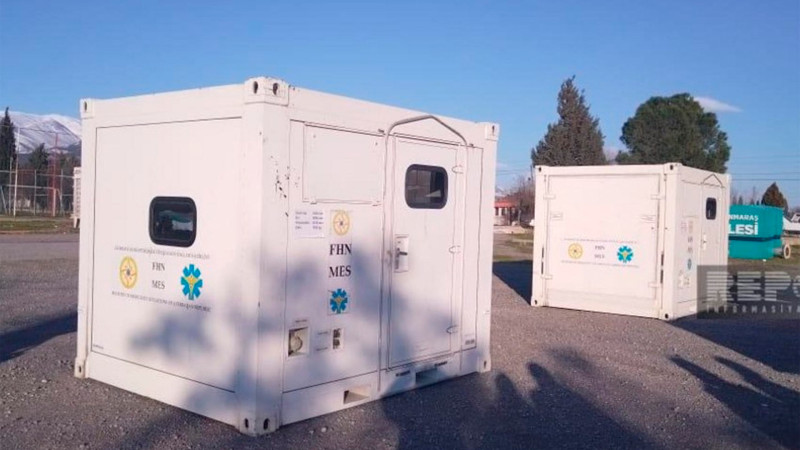 FHN-in səhra hospitalı zəlzələ baş verən ərazidə fəaliyyətə başlayıb