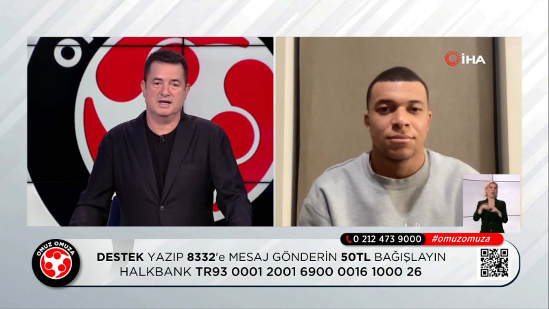 Kilian Mbappe Oyundan Omuza Türkiyə kampaniyasına dəstək olub
