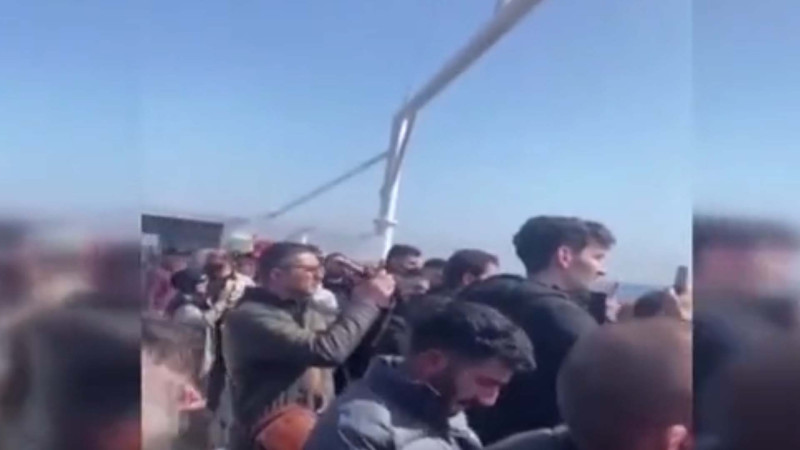 Mərmərə dənizində insident: insanlar panikaya düşüblər