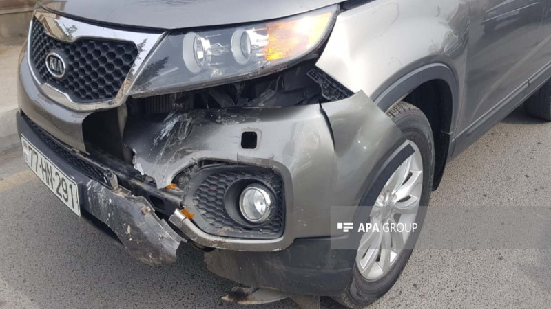 Ucarda zəncirvari qəza baş verib, 2 nəfər xəsarət alıb