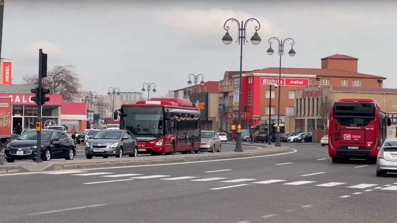 Bakıda bu yolda dəyişiklik edilib