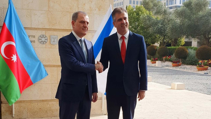 Ceyhun Bayramov israilli həmkarı ilə görüşüb