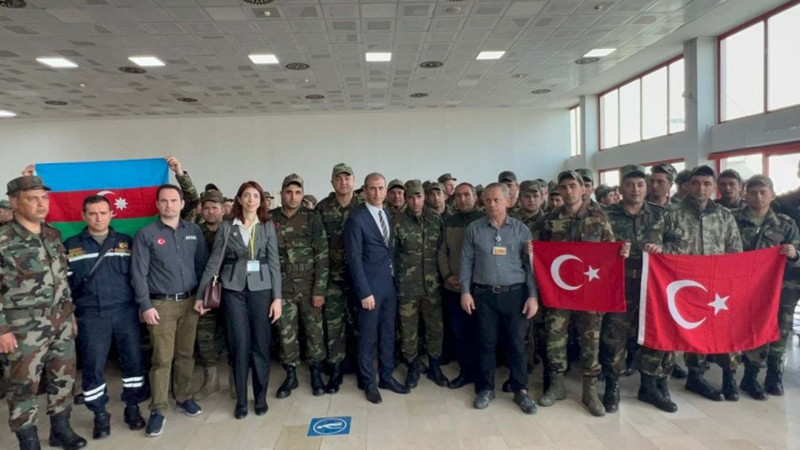 Xilasedicilərimizin növbəti qrupu da Vətənə geri dönüb