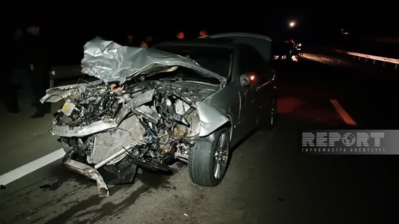 Tovuzda avtomobil qəzası olub, ölən və xəsarət alan var