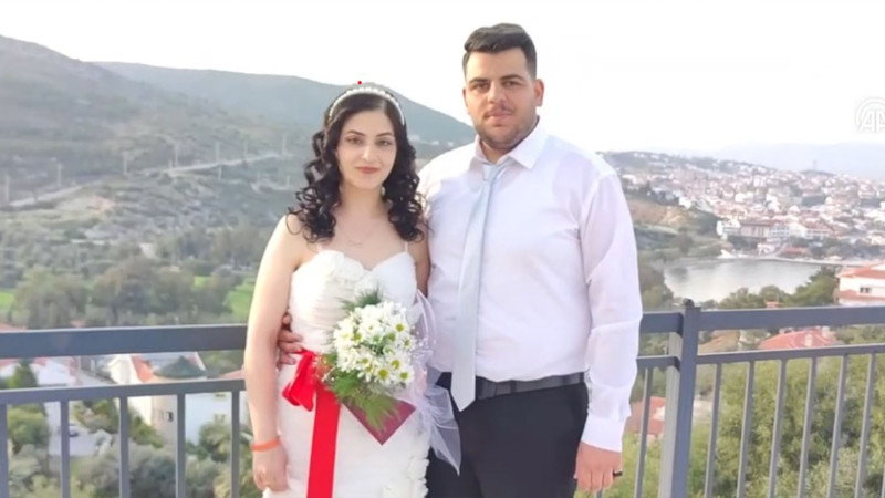 Zəlzələdən sağ çıxan cütlük evləndi