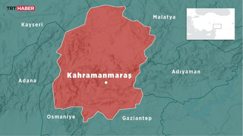 Türkiyənin Kahramanmaraş vilayətində 4,5 bal gücündə zəlzələ olub