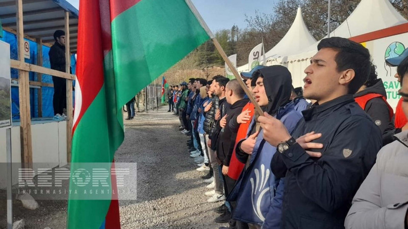 Xankəndi-Laçın yolu: Ekofəalların aksiyası 134 gündür yüksək fəallıqla davam edir