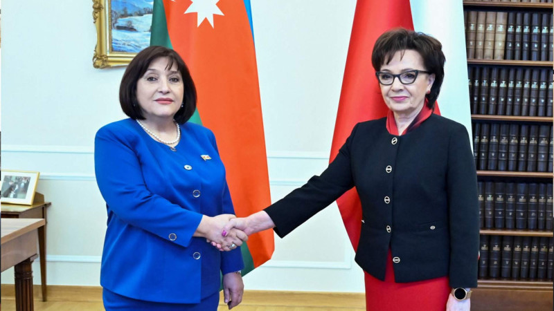 Sahibə Qafarova Polşa Seyminin sədri ilə görüşüb