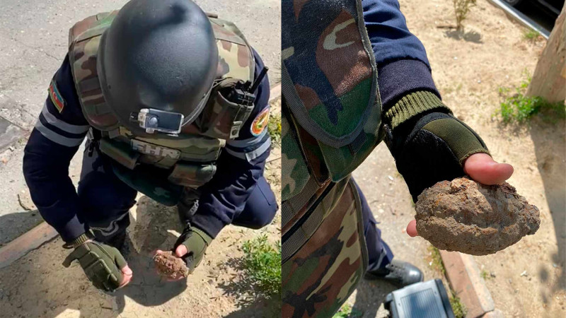 Yasamalda hərbi sursat aşkarlanıb