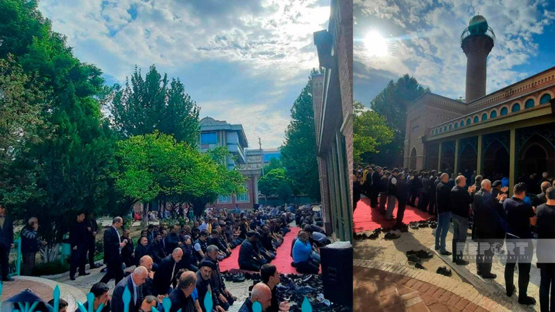 Naxçıvanda da bayram namazı qılınıb