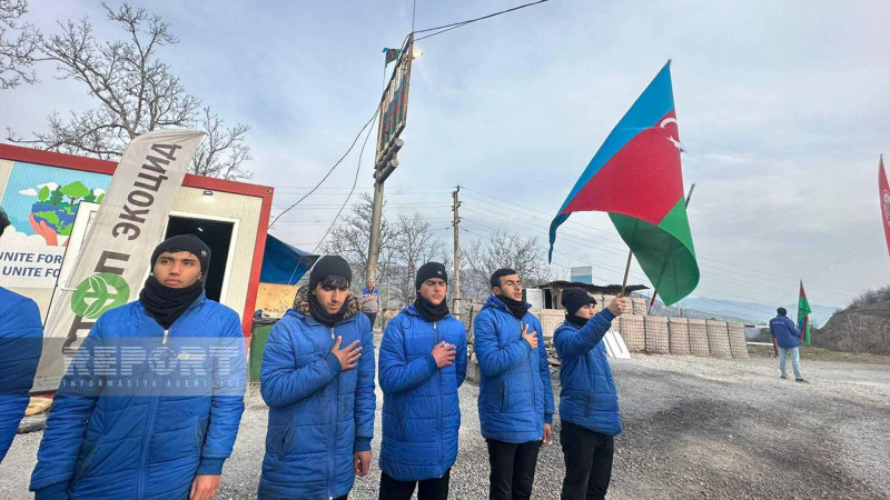 Xankəndi-Laçın yolu: ekofəalların aksiyası 121 gündür yüksək fəallıqla davam edir