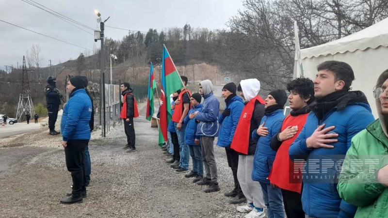Xankəndi-Laçın yolunda aksiya 127 gündür davam edir