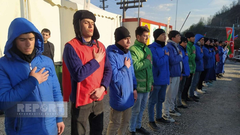 Xankəndi-Laçın yolunda aksiya 131 gündür davam edir