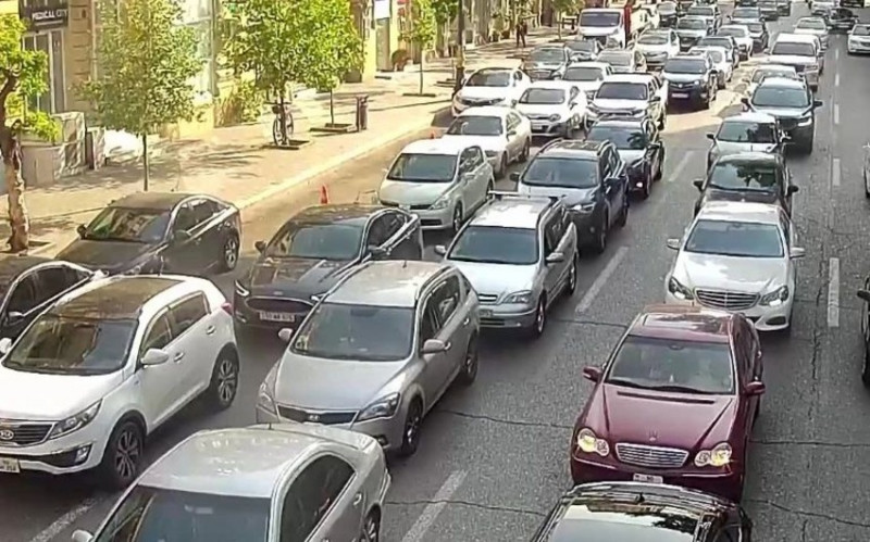 Bakıda tıxac olan yolların siyahısı - XƏRİTƏ