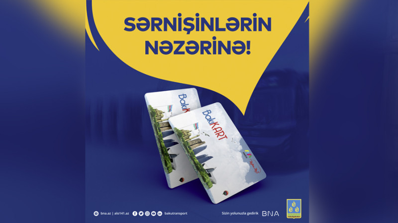 Bakıda 50 nömrəli marşrut xətti üzrə ödəniş “BakıKart”la olacaq