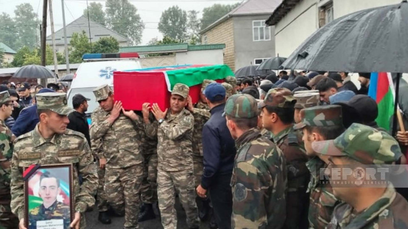 Şəhid Məhəmməd Qarayev Qəbələdə dəfn edilib