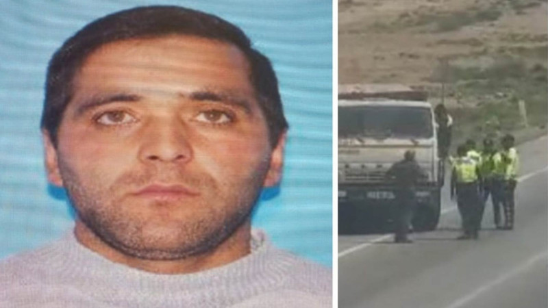 Polisin üstünə yük maşını sürən sürücü tutulub