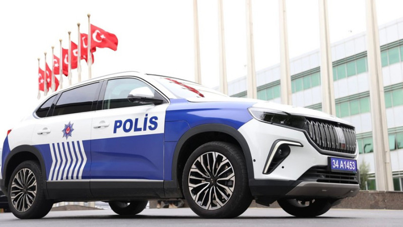 Togg avtomobili Türkiyə polislərinin istifadəsinə verilib