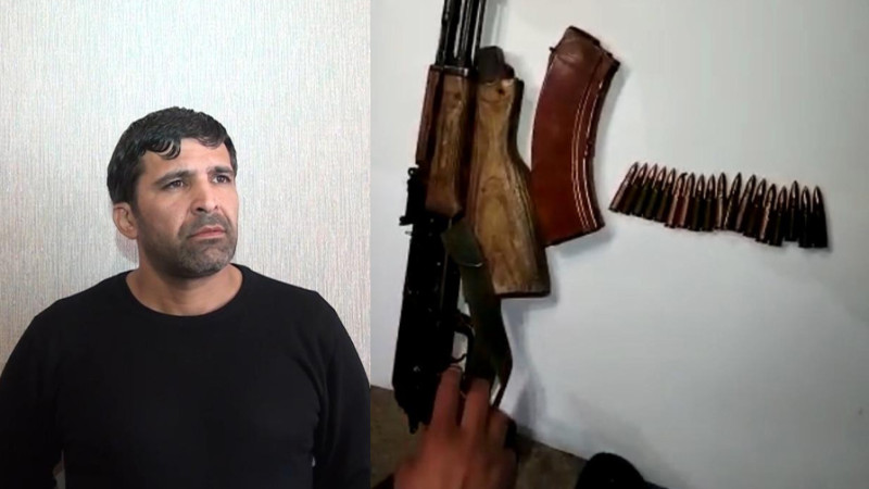 Tovuzda “Kalaşnikov” satmaq istəyən şəxs saxlanılıb