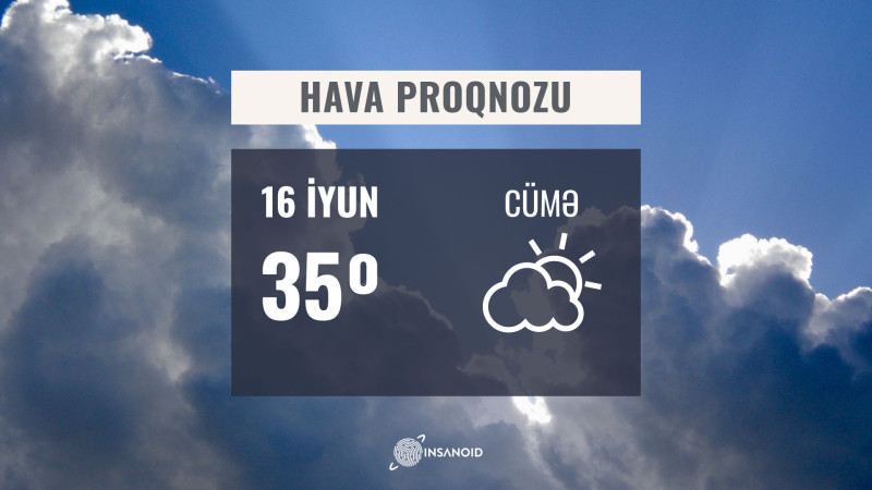 Sabah rayonlarda 35 dərəcə isti olacaq