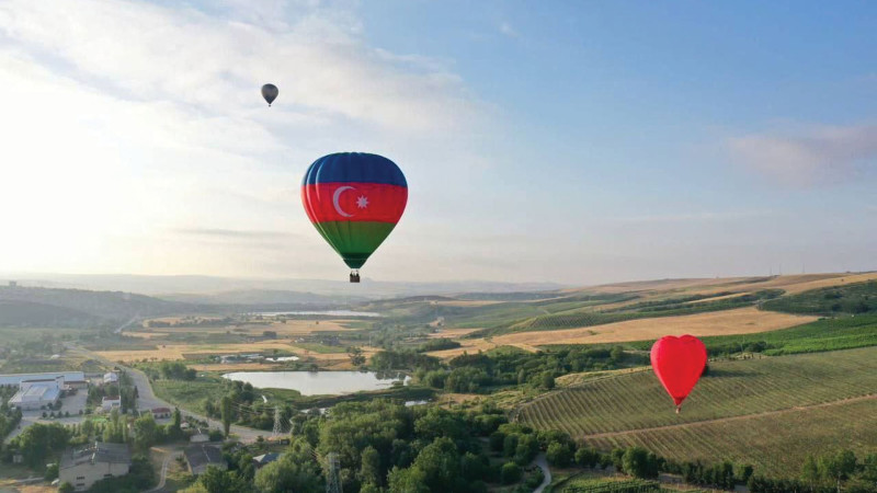 Şamaxıda ilk Hava Şarları Festivalı baş tutub