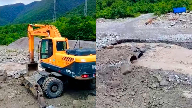Qaşqaçay üzərində yerləşən suötürücü borular bərpa olunub