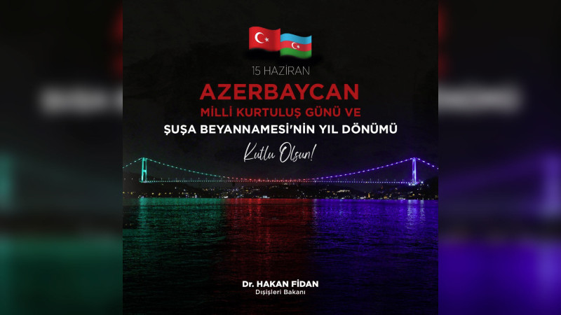 Hakan Fidan Milli Qurtuluş Günü ilə bağlı paylaşım edib