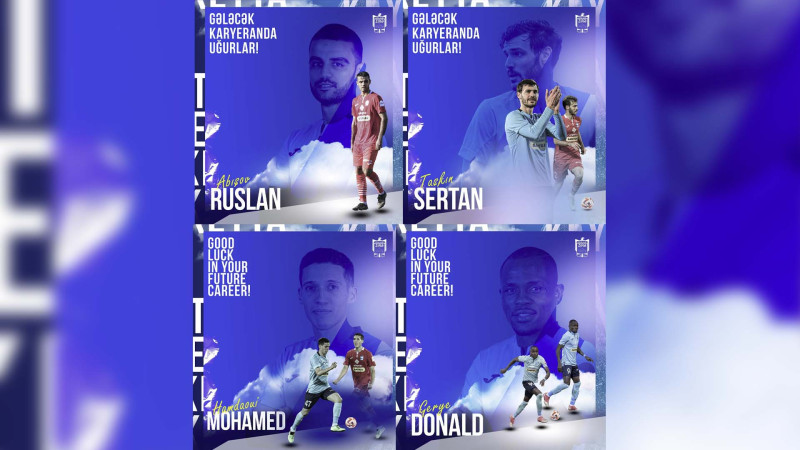 “Zirə” 4 futbolçusu ilə yollarını ayırıb