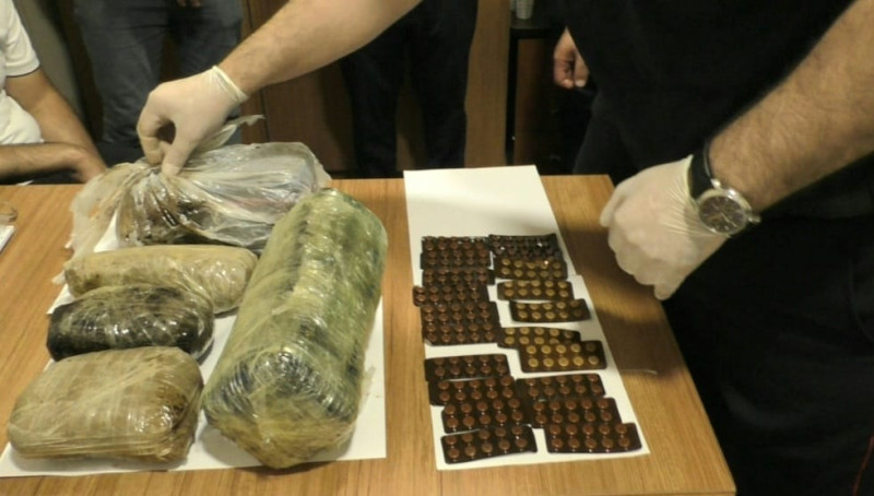 Cəlilabadda narkokuryerlərdən 10 kiloqram narkotik götürülüb