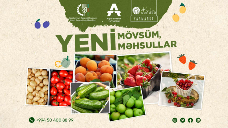 Bakı: “Kənddən Şəhərə” həftəsonu yarmarkası keçiriləcək