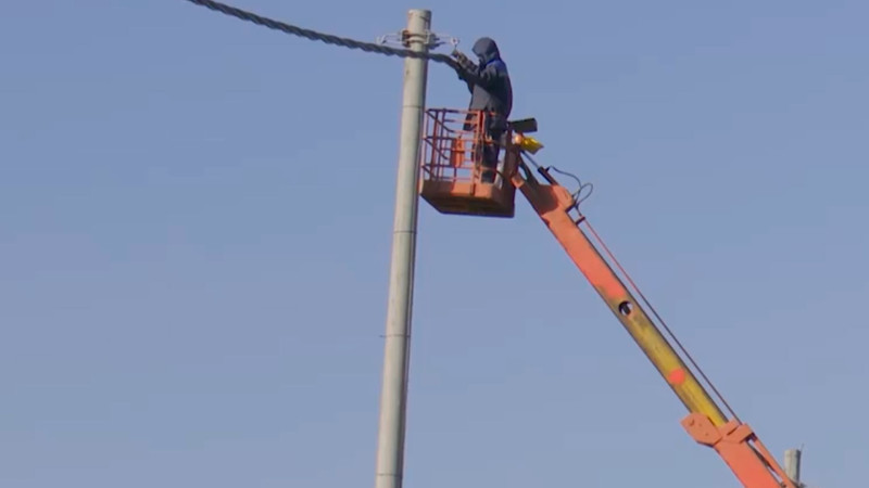 Kürdəmirin 7 kəndinin elektrik şəbəkəsi yenilənir