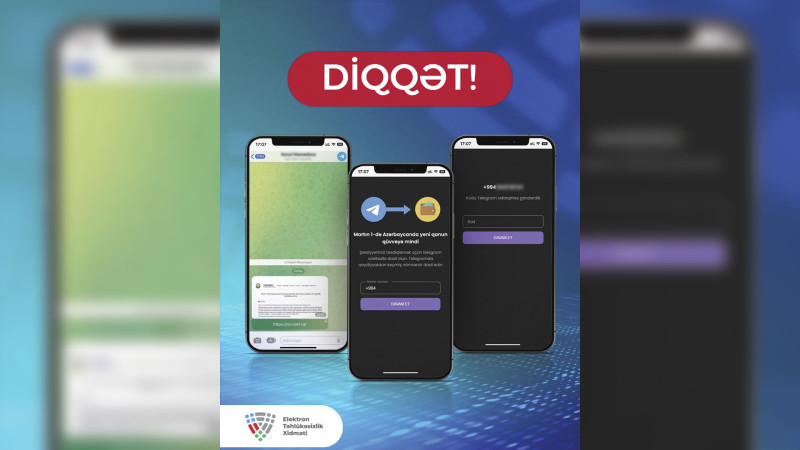 Elektron Təhlükəsizlik Xidmətindən “Telegram” istifadəçilərinə XƏBƏRDARLIQ