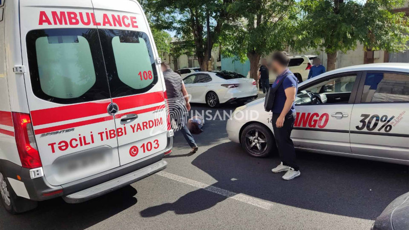 Bakıda “Prius” piyadanı vurub - FOTO