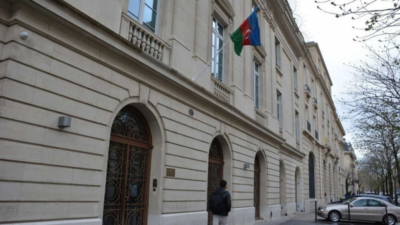 Fransadakı Azərbaycan səfirliyinə hücum edən şəxs cəzalandırılıb