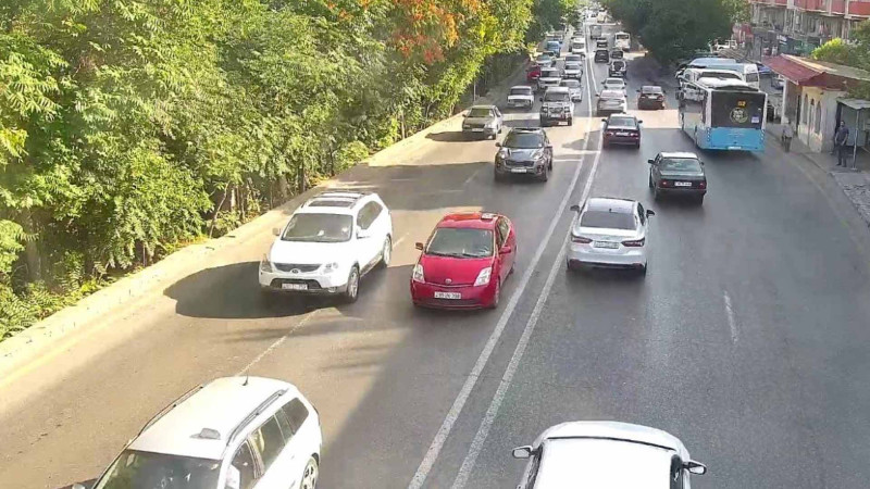 Bakıda tıxac olan yollar - SİYAHI