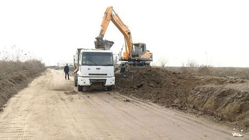 Bakıda qanunsuz torpaq daşıma faktı qeydə alınıb