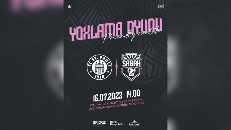 Sabah “Sankt-Pauli”ilə üz-üzə gələcək
