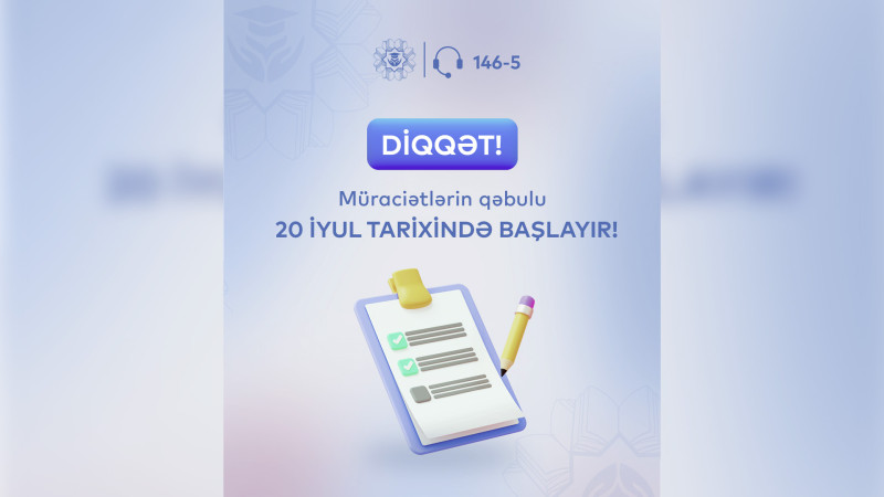 Bu tarixdən təhsil tələbə krediti üzrə müraciətlərin qəbuluna başlanılır