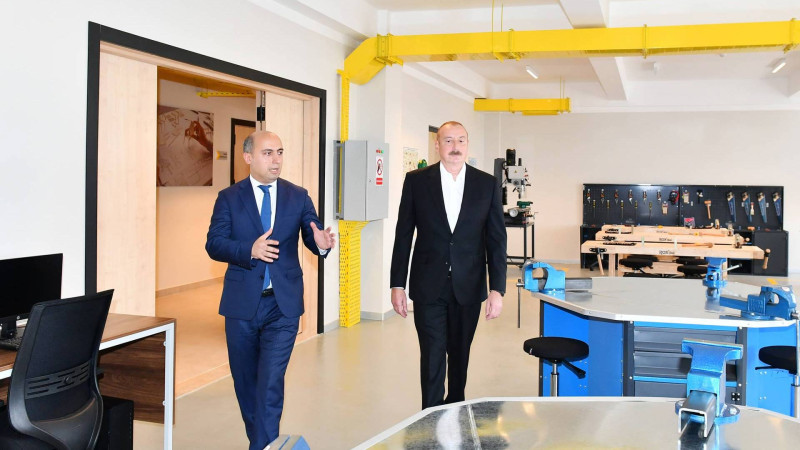 Prezident Cəlilabad Dövlət Peşə Təhsil Mərkəzinin açılışında iştirak edib - FOTO