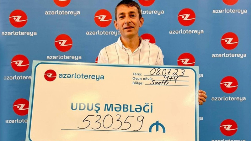 Lotereyada yarım milyon manat qazanmış şəxsin kimliyi bəlli oldu