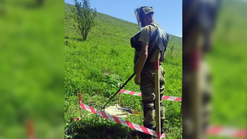 Azad edilmiş ərazilərdə aşkarlanan minaların sayı açıqlanıb