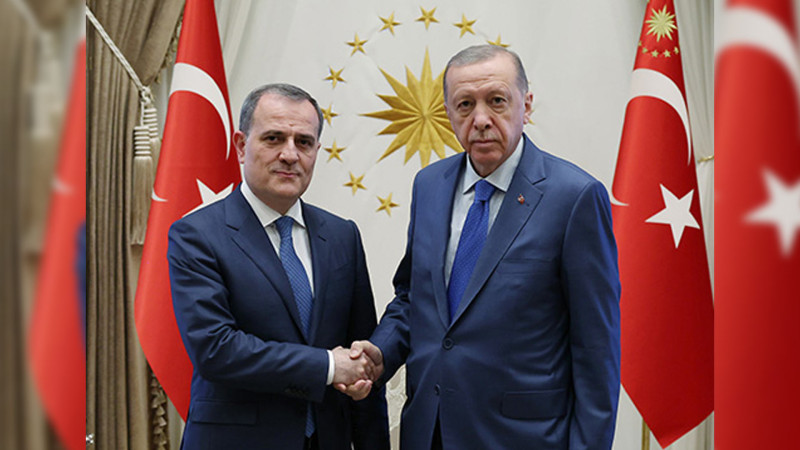Ərdoğan Azərbaycan XİN başçısını qəbul edib