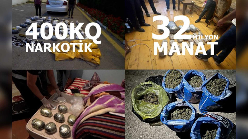 DİN 32 milyon manatlıq narkotik vasitəni dövriyyədən çıxarıb