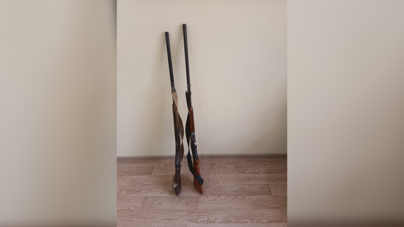 Saatlı sakinlərindən TOZ-18 markalı ov tüfəngləri götürülüb