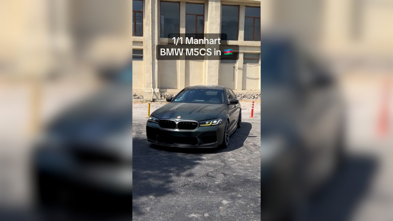 Dünyada 2 ədəd olan BMW-dən biri Bakıda