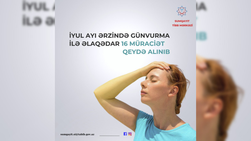 Sumqayıtda ötən ay 16 nəfəri gün vurub