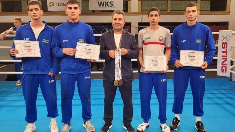 Azərbaycan boksçuları Avropa birinciliyində 2 qızıl, 2 bürünc medal qazanıblar