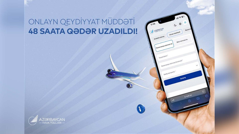 AZAL onlayn qeydiyyatdan keçmə müddətini artırıb