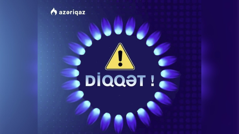 Bu gün 4 rayonun qaz təchizatında fasilə yaranacaq