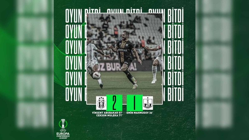 “Neftçi” “Beşiktaş”a məğlub olaraq avrokuboklarla vidalaşıb